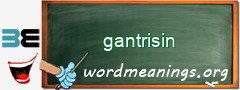 WordMeaning blackboard for gantrisin